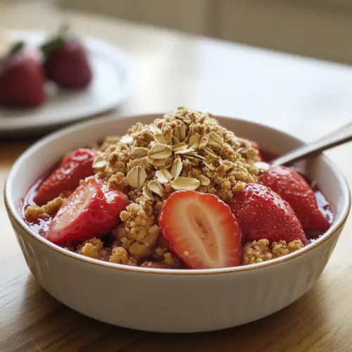Strawberry Crisp