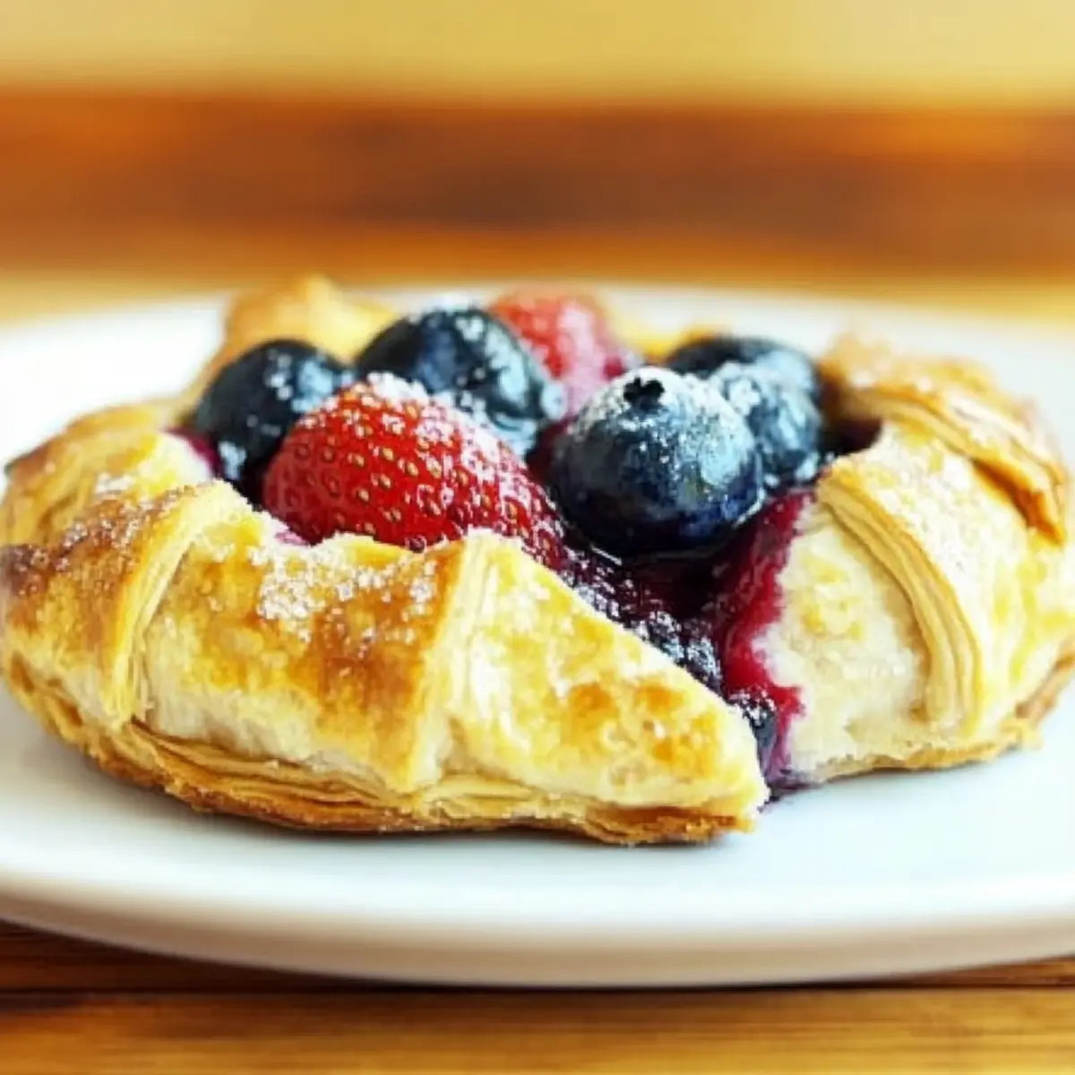Mini Summer Berry Galettes