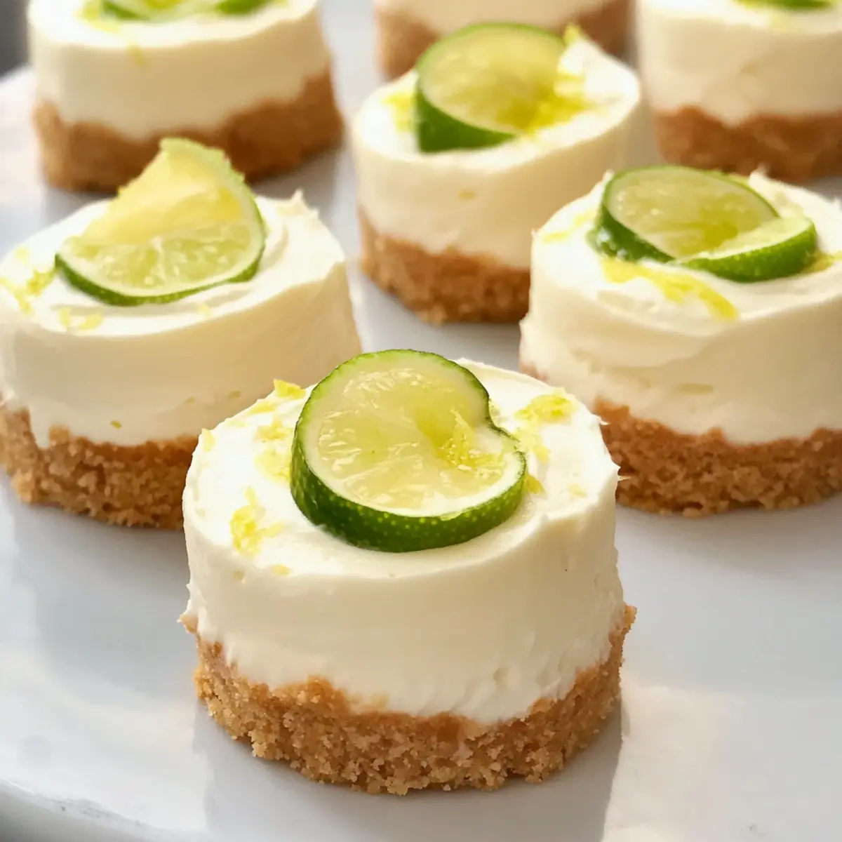 Mini Margarita Cheesecakes