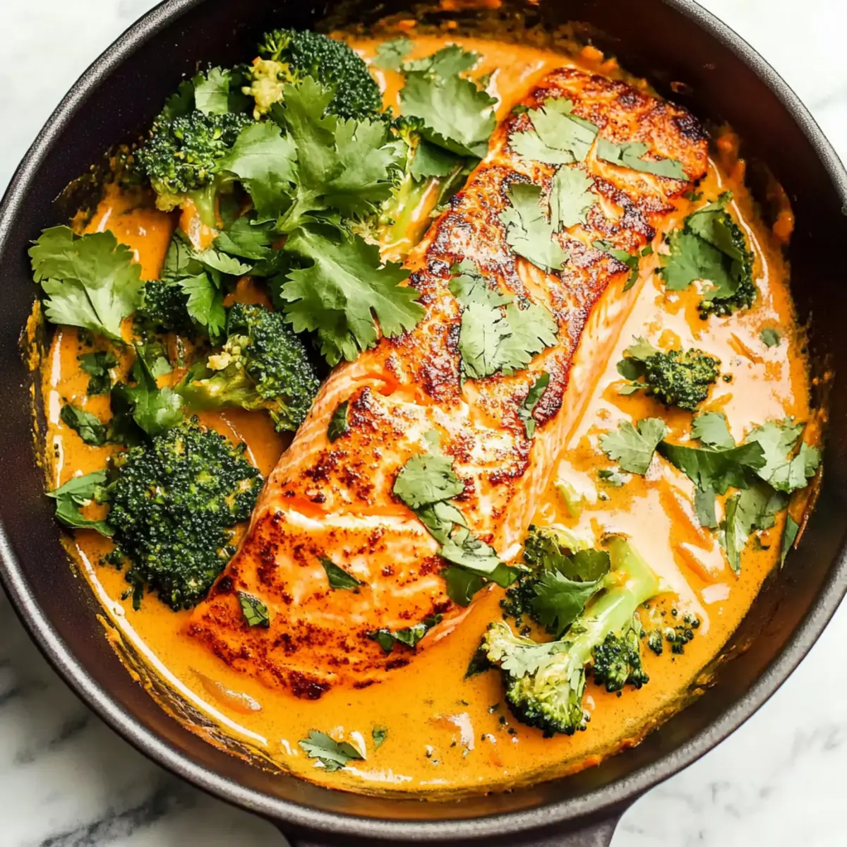 Salmon Coconut Curry