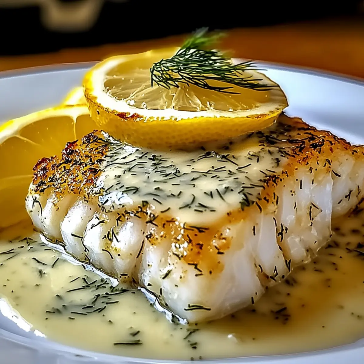 Lemon Dill Baked Cod