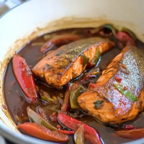 Brown Stew Salmon