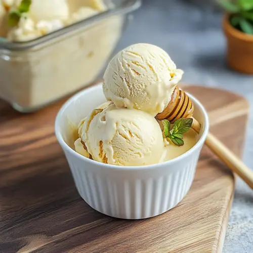 Burnt Honey Ice Cream