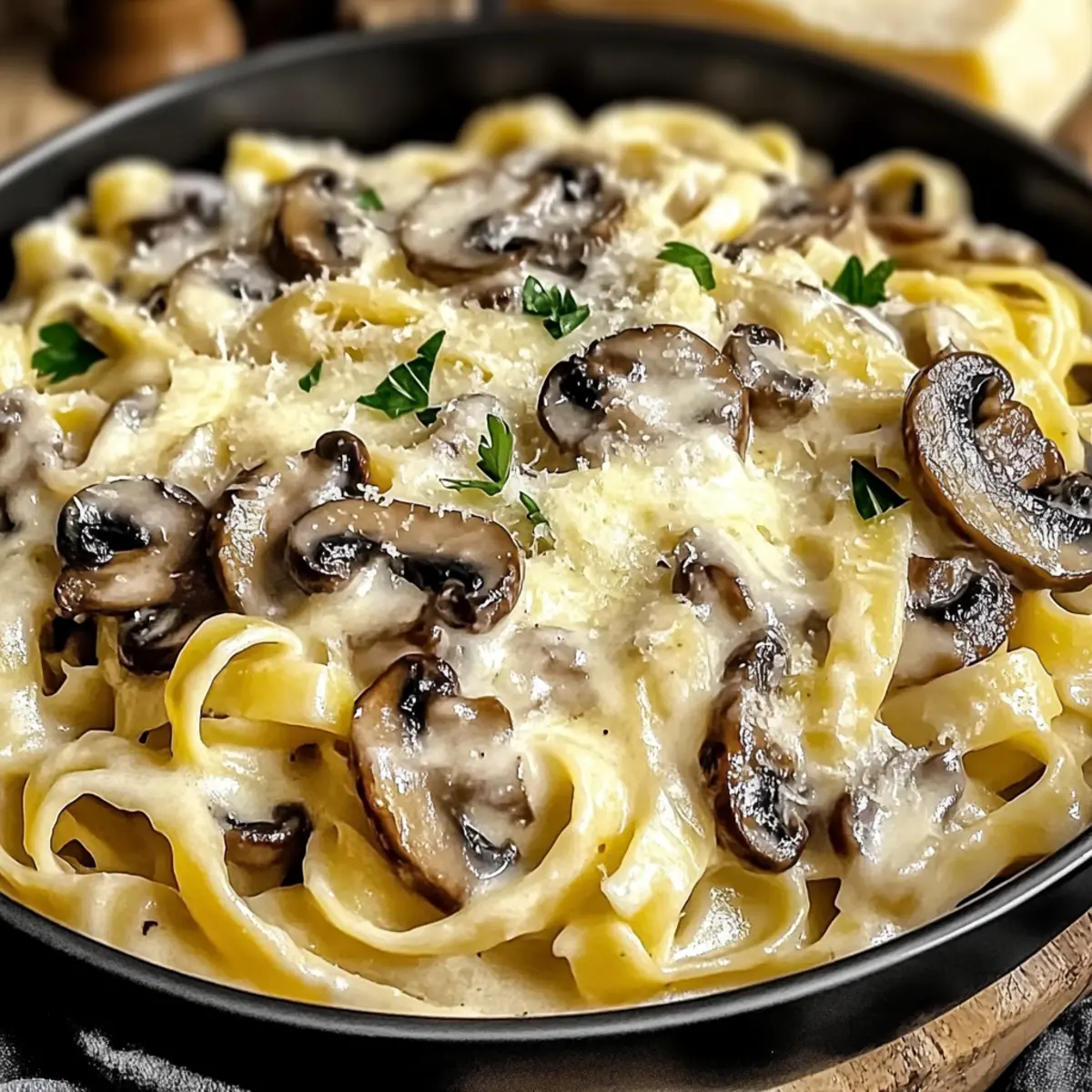 Creamy Mushroom Gruyere Pasta