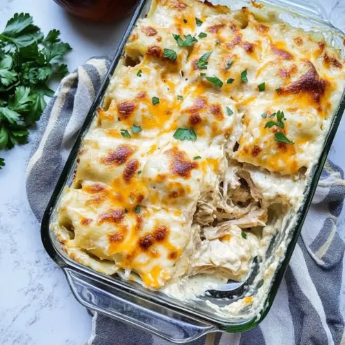 Creamy Crack Chicken Lasagna