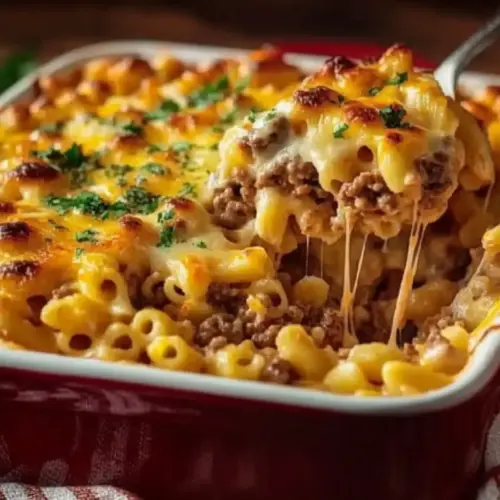 Cheeseburger Pasta Casserole