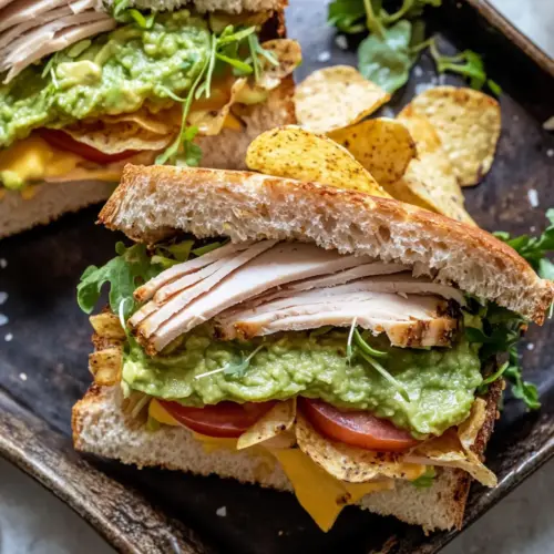 Honey Mustard Turkey Avocado Sandwich